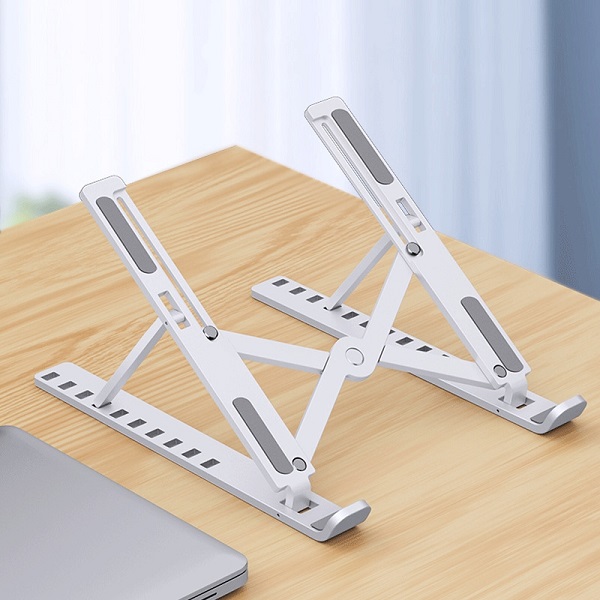 Plastic Foldable Adjustable 14.8 inch Notebook Laptop Stand Holder