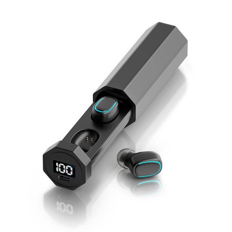 Stealth Mini Bluetooth Earphone Led Digital Power Display