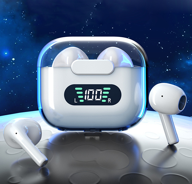 Transparent Space Capsule Bluetooth Earphone Touch Control